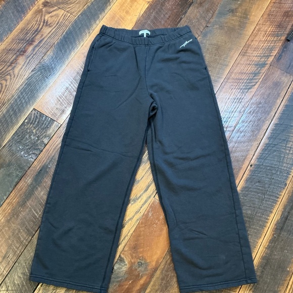 rag & bone Terri Wide Leg Sweatpants Black Women’s Medium - Picture 4 of 12